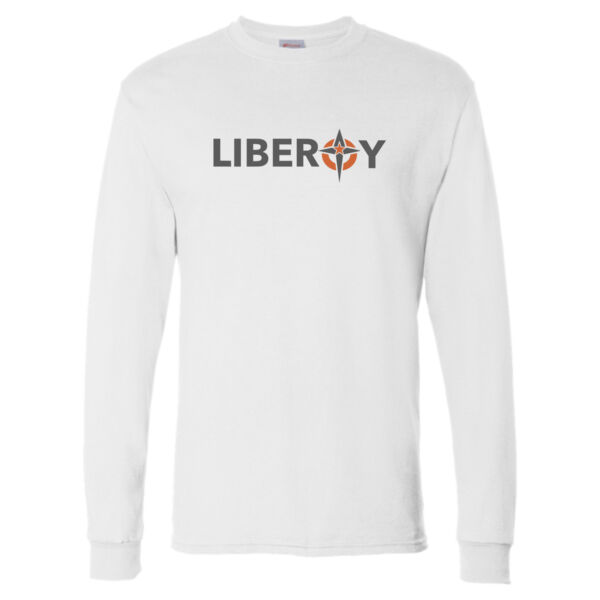 Liberty Long Sleeve on White Thumbnail