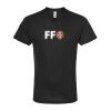 Unisex Poly-Rich V-Neck T-Shirt Thumbnail