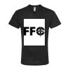 Unisex Poly-Rich V-Neck T-Shirt Thumbnail